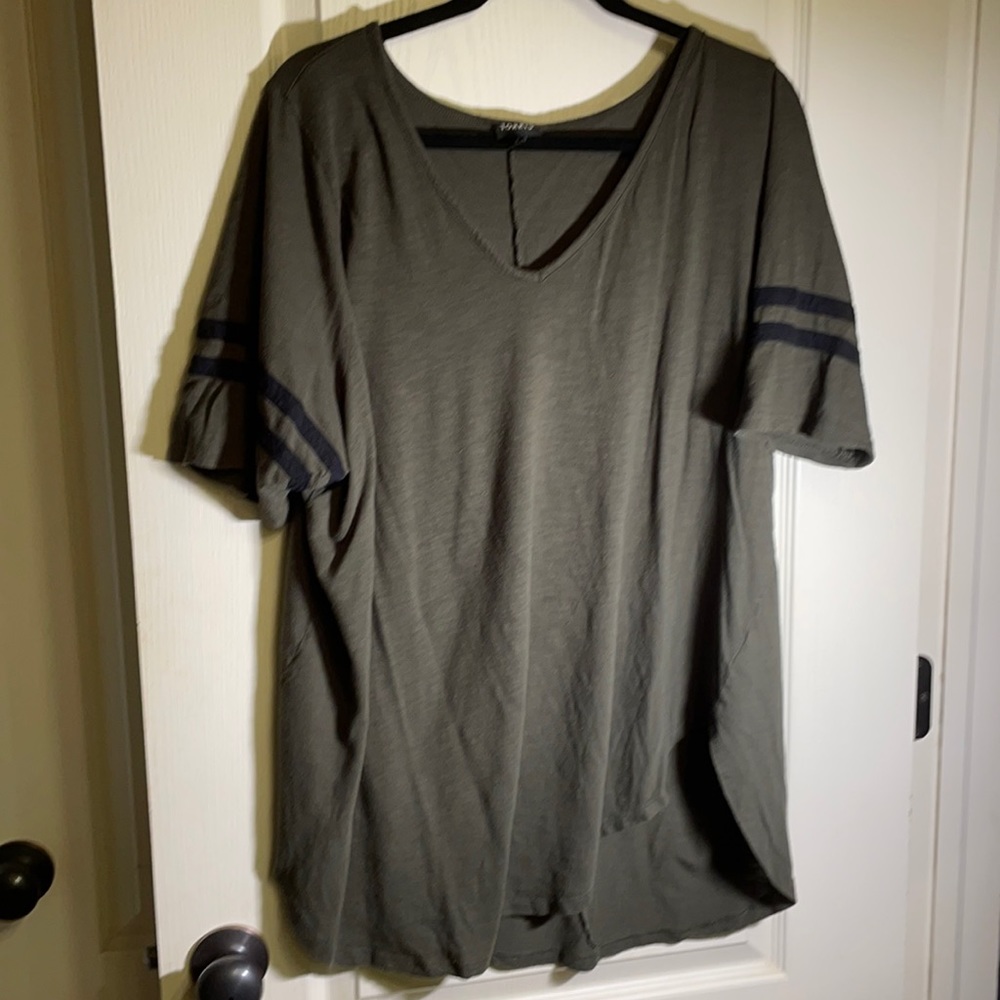 Green football tee